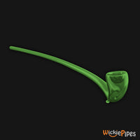 Starfish Designs KING Gandalf 22-Inch Glass Pipe Curved Chamber Clear Green.