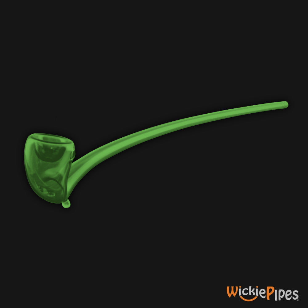 Starfish Designs KING Gandalf 22-Inch Glass Pipe Left Bowl And Carb Clear Green.
