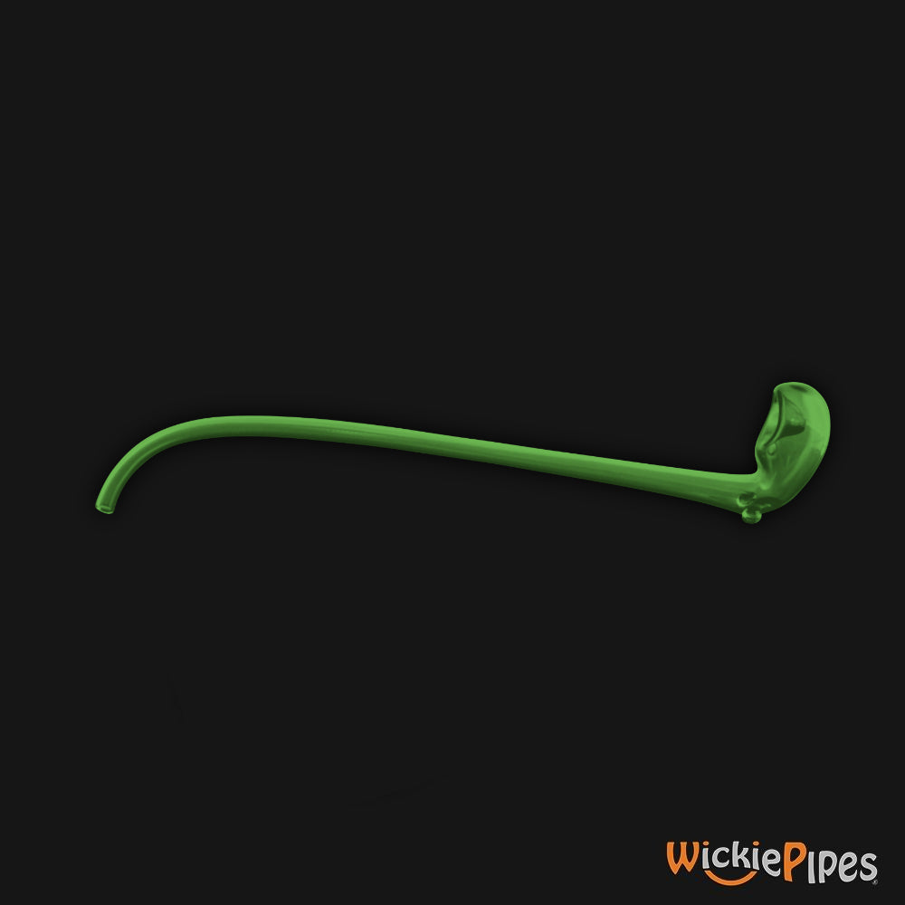 Starfish Designs Nightwatchman 12-Inch Glass Pipe Chamber Clear Green.