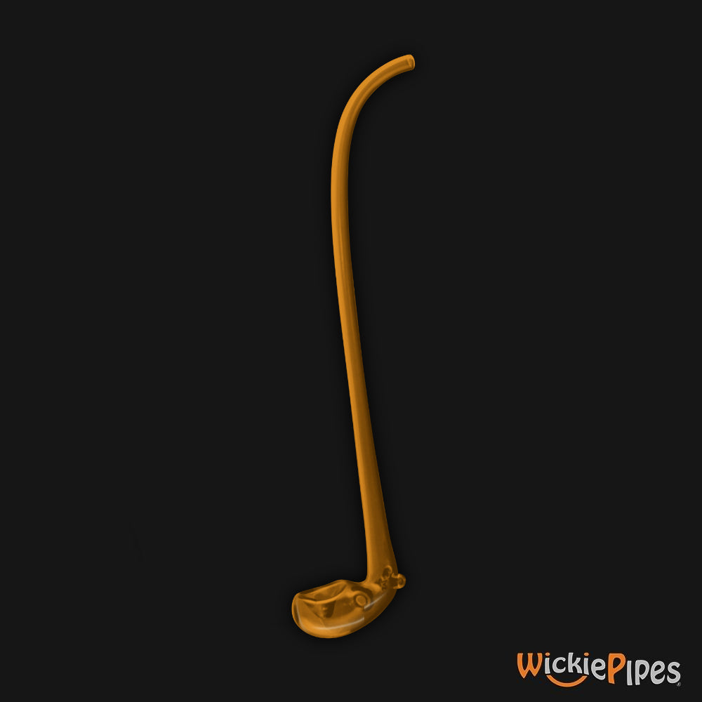 Starfish Designs Nightwatchman 12-Inch Glass Pipe Clear Amber.