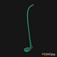 Starfish Designs Nightwatchman 12-Inch Glass Pipe Clear Aqua.