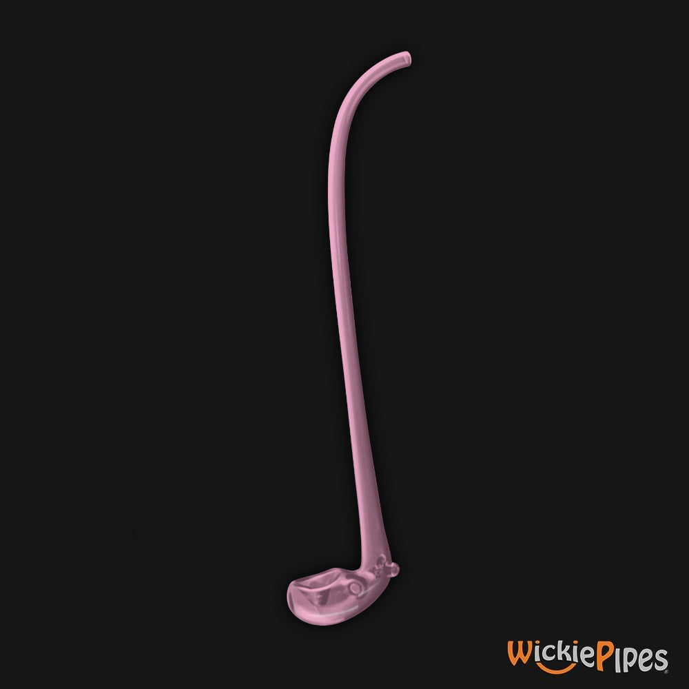 Starfish Designs Nightwatchman 12-Inch Glass Pipe Clear Pink.