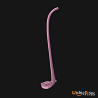Starfish Designs Nightwatchman 12-Inch Glass Pipe Clear Pink.