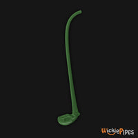 Starfish Designs Nightwatchman 12-Inch Glass Pipe Opaque Jade Green.