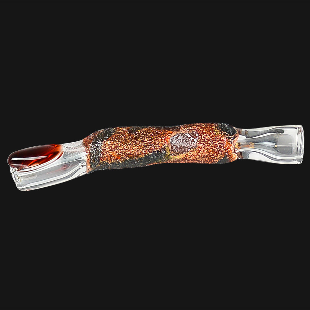 Pinchie Pipe Cherry Glass Finger Pinchie 4-Inch Glass One Hitter Pipe