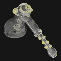 Thumbnail for Mathematix Glass - Illuminati Swirl UV Reactive Glass Hammer Bubbler