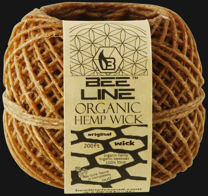 Bee Line Organic Hemp Wick 200 ft. Spool