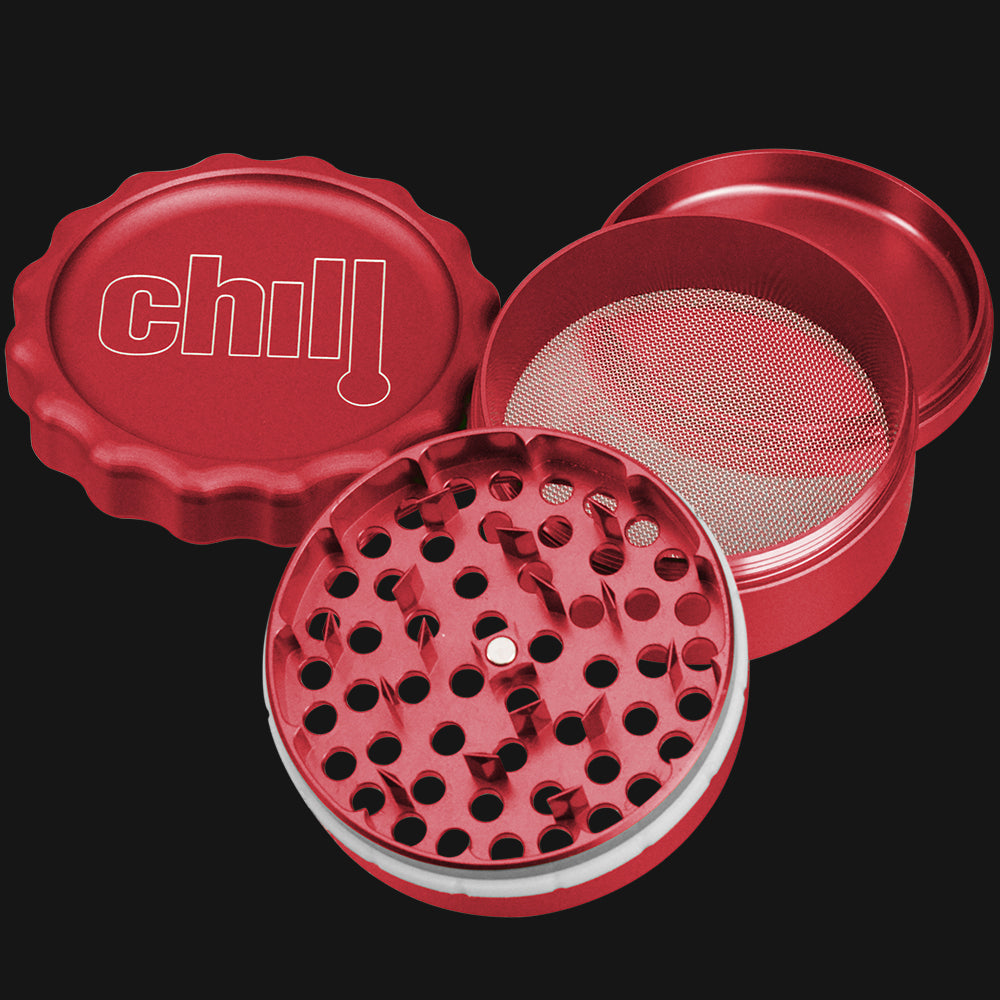 Chill Gear - Herb Grinder - Red