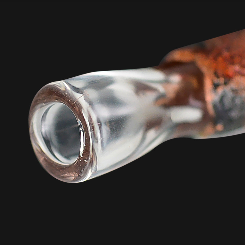 Pinchie Pipe Cherry Glass Finger Pinchie 4-Inch Glass One Hitter Pipe