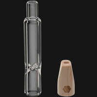 Thumbnail for Elevate Accessories - Mini Hitter Glass Pipe Maple - Clear