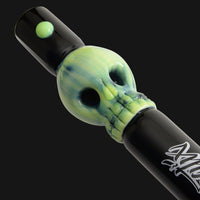 Thumbnail for Mathematix Glass - Double Bowl Skull Steamroller Glass Hand Pipe