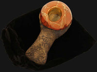 Thumbnail for Celebration Pipes - Rasta Fire Lavastone Ceramic Hand Pipe
