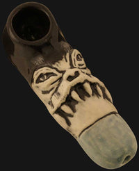 Thumbnail for JM Ceramics - 6 Tooth Frown 3.25-Inch Ceramic Hand Pipe