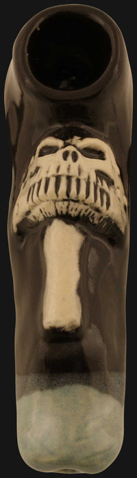 Thumbnail for JM Ceramics - Mushroom Skull 3.75-Inch Ceramic Hand Pipe