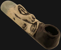 Thumbnail for JM Ceramics - Screamer Skull 4-Inch Ceramic Hand Pipe