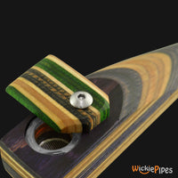 Thumbnail for SHOTGUN PIPES - GL-1 One-Small Bowl 3.25-Inch Maple Wood Pipe bowl and lid close up.