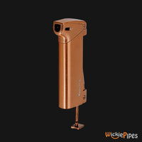 Thumbnail for Vector - Aero Lighter Copper Satin Extended Tamper Left Side - WickiePipes