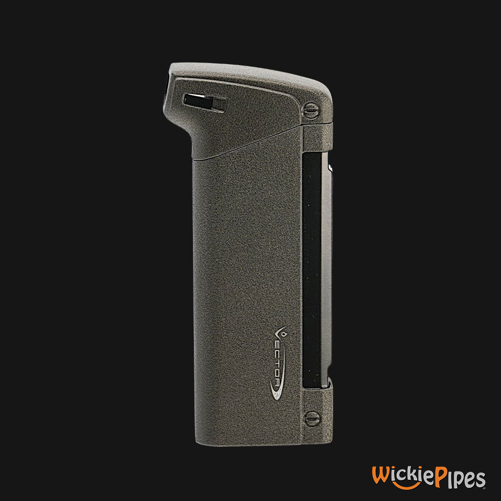Vector - Aero Lighter Gray Crackle Front Left - WickiePipes
