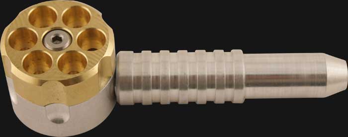 Hi Tech Pipe High Tech Pipes Six Shooter Hand Pipe