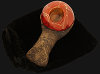 Thumbnail for Celebration Pipes - Panama Red Lavastone Ceramic Hand Pipe