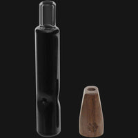 Thumbnail for Elevate Accessories - Mini Hitter Glass Pipe Walnut - Black