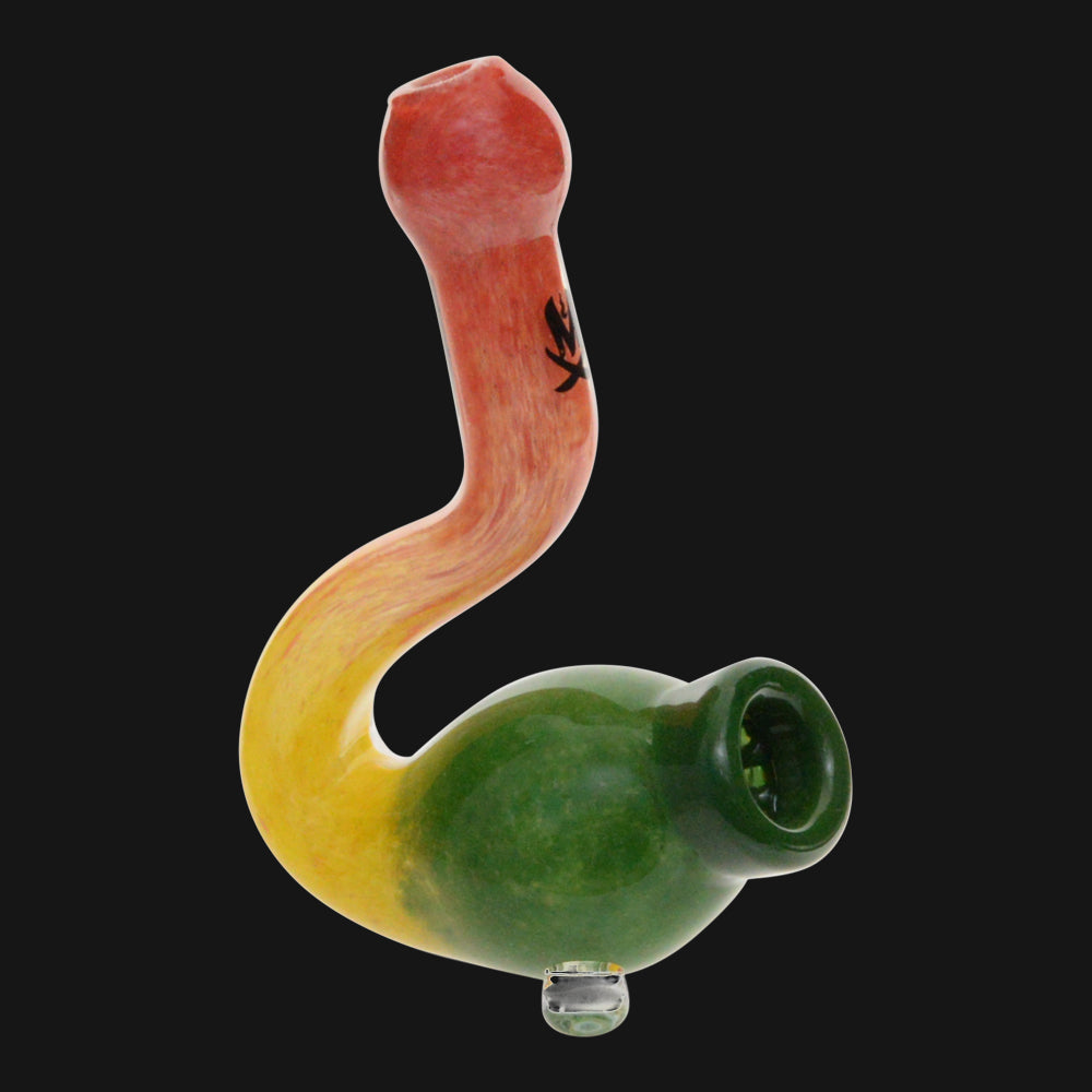Mathematix Glass - Rasta Frit Screen Bowl Sherlock Glass Pipe