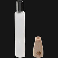 Thumbnail for Elevate Accessories - Mini Hitter Glass Pipe Maple - White