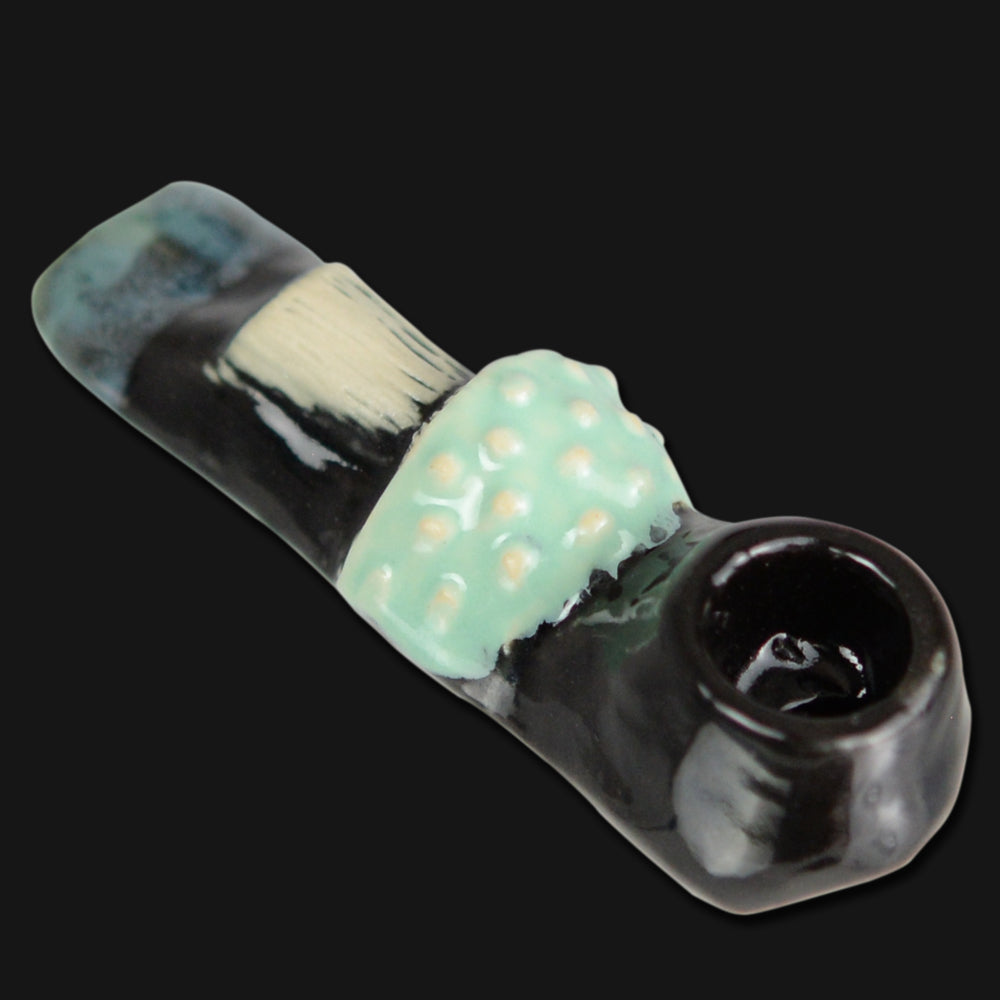 JM Ceramics - Shroom Pipe - Turquoise