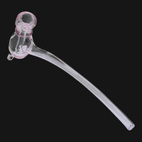 Thumbnail for Mathematix Glass - 12-Inch Diffused Glass Gandalf Bubbler Purple free standing position.