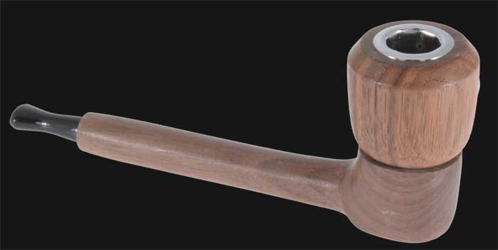 Vapor Genie Straight Hand Carved Dry Herb Vaporizer Pipe Vapor Genie Straight Hand Carved Dry Herb Vaporizer Pipe